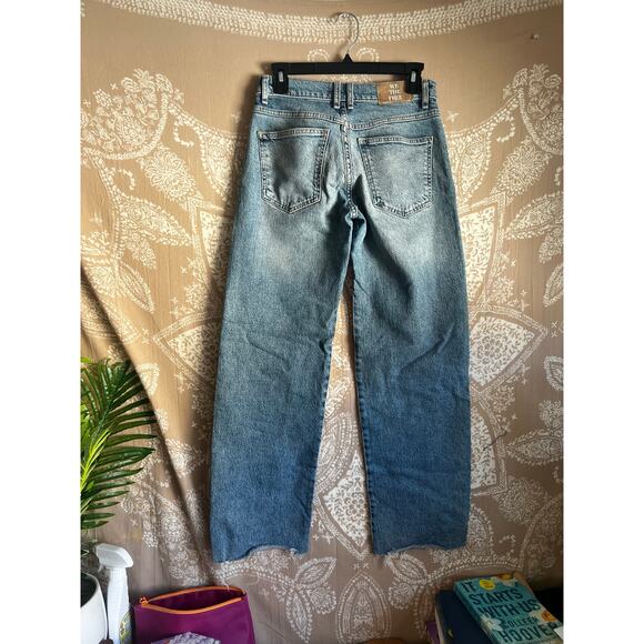 Free People We The Free Risk Taker Mid-Rise Jeans Size 25 - Picture 7 of 9